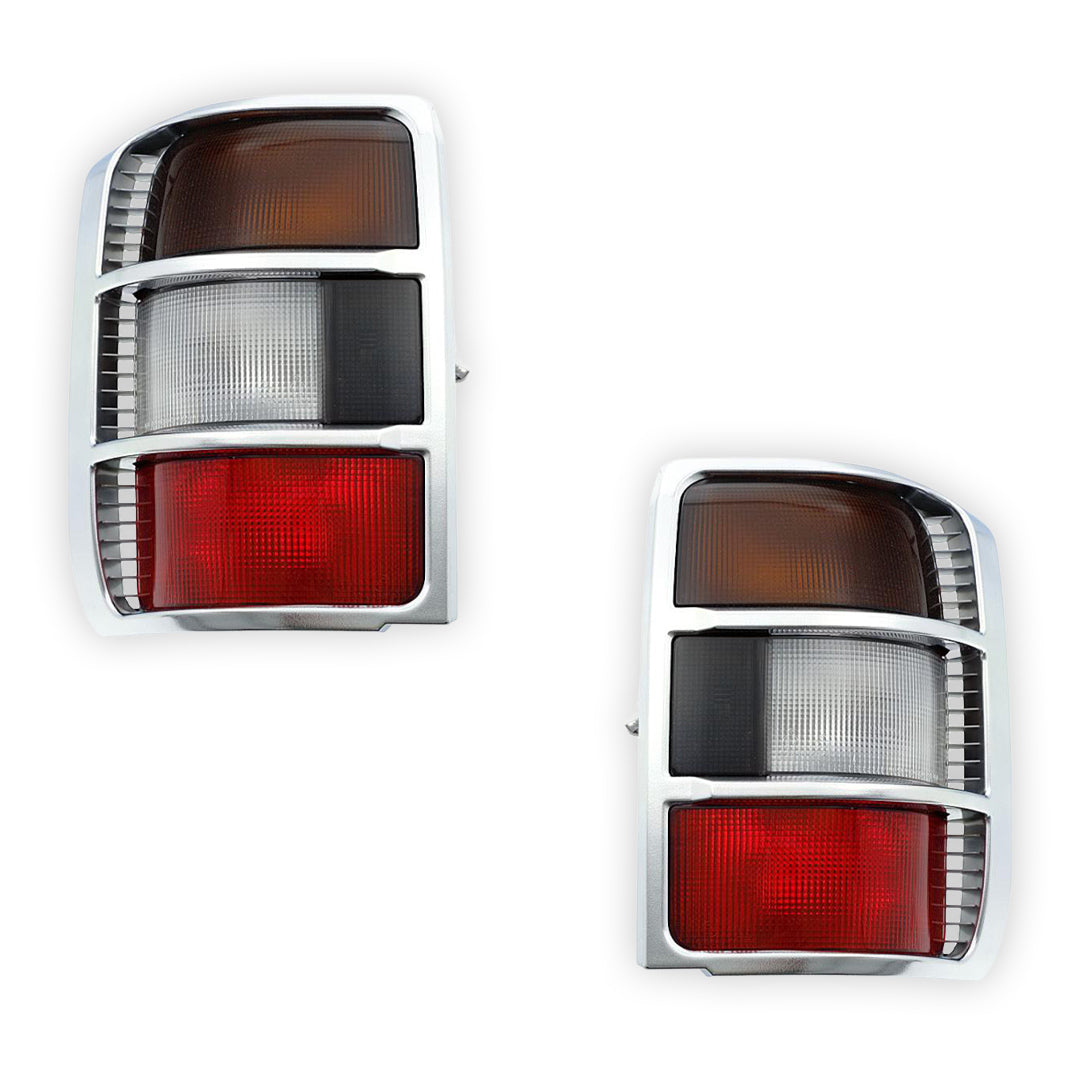 Mitsubishi Pajero NL (1997 - 2000) Genuine Chrome Tail Lights LH + RH