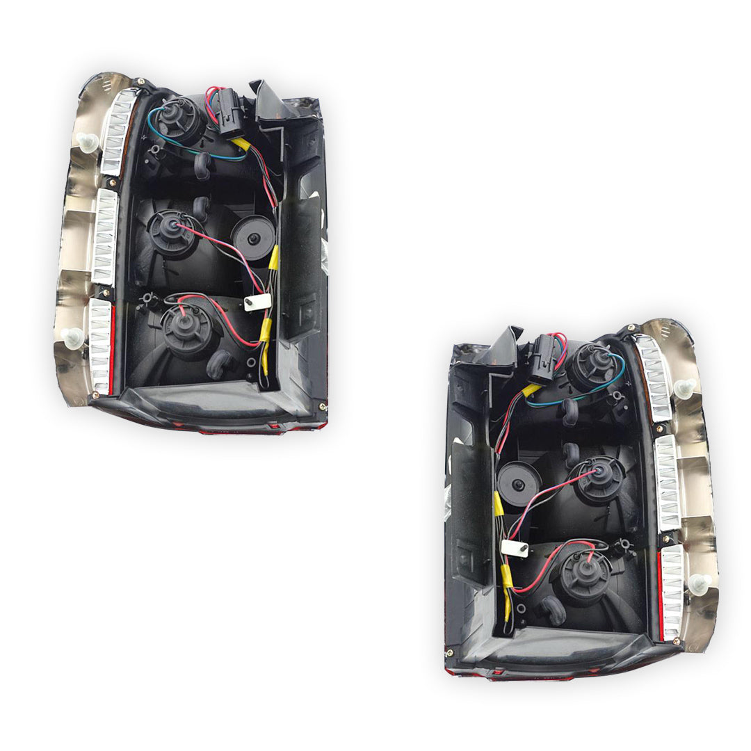Mitsubishi Pajero NL (1997 - 2000) Genuine Chrome Tail Lights LH + RH