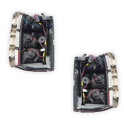 Mitsubishi Pajero NL (1997 - 2000) Genuine Chrome Tail Lights LH + RH