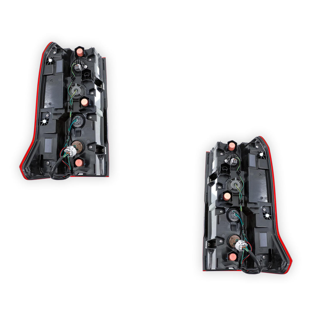Mitsubishi Triton MV (2023 - 2025) Genuine Red / Clear LED Tail Lights LH + RH