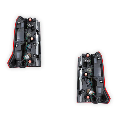 Mitsubishi Triton MV (2023 - 2025) Genuine Red / Clear LED Tail Lights LH + RH