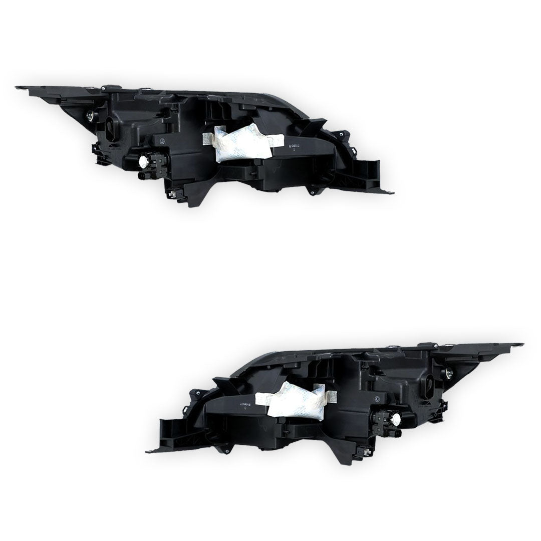 Mitsubishi Triton MR (2018 - 2023) Genuine Black / Clear Inner LED Bar Headlights LH + RH