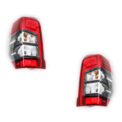 Mitsubishi Triton MR (2018 - 2023) Genuine Red / Amber / White LED Tail Lights LH + RH