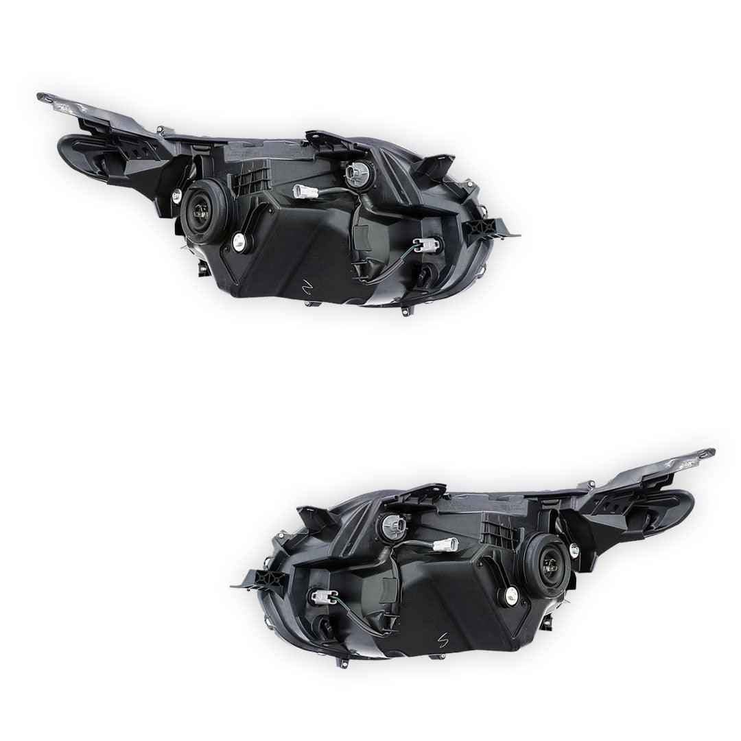 Mitsubishi Triton MQ (2015 - 2018) Genuine Black Halogen Headlights LH + RH