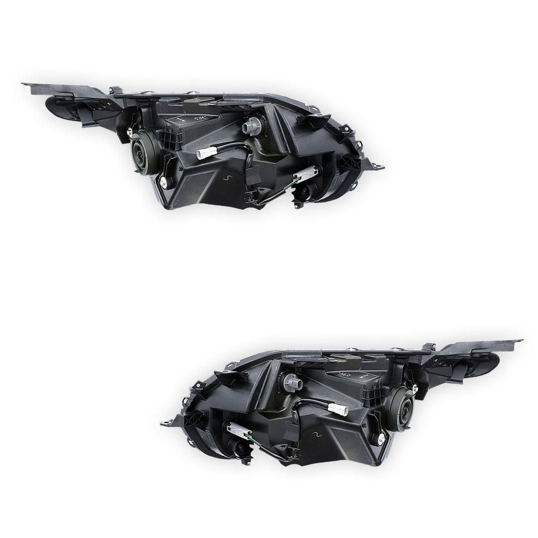 Mitsubishi Triton MQ (2015 - 2018) Genuine Clear / Black Xenon Headlights LH + RH