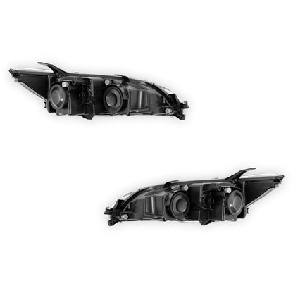 Toyota Camry AW50 (2015 - 2017) Black / Chrome OEM Style Headlights LH + RH