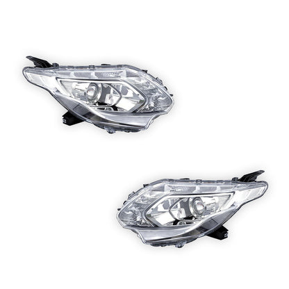 Mitsubishi Triton MQ (2015 - 2018) Clear / Black  Xenon OEM Style Headlights LH + RH