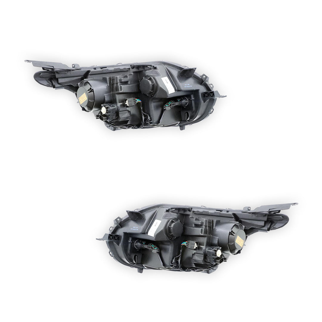 Mitsubishi Triton MQ (2015 - 2018) Clear / Black  Xenon OEM Style Headlights LH + RH