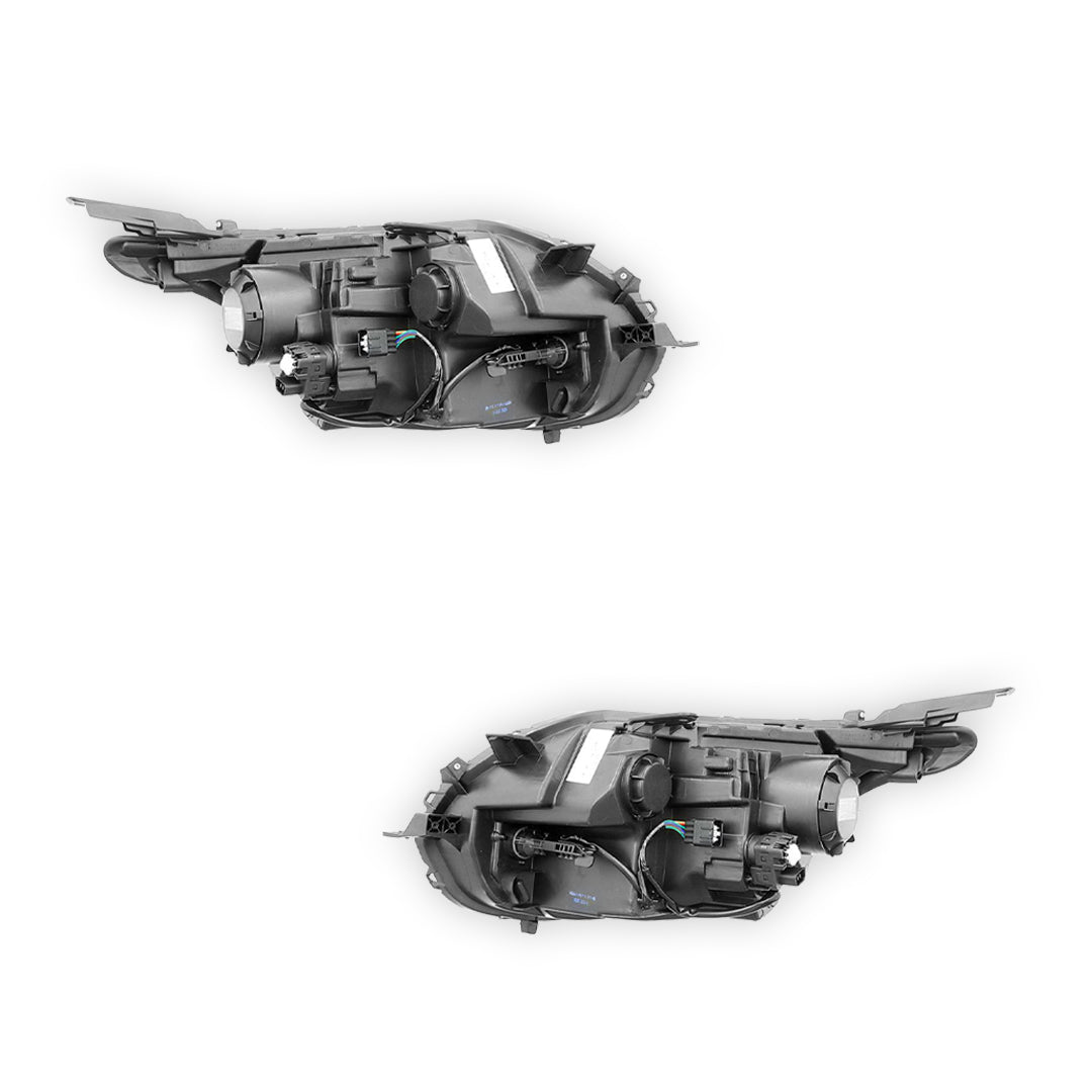 Mitsubishi Triton MQ (2015 - 2018) Black OEM Style Headlights LH + RH