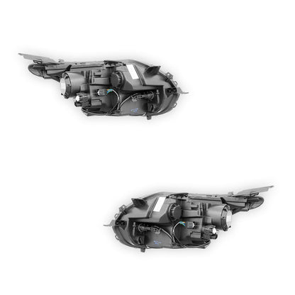 Mitsubishi Triton MQ (2015 - 2018) Black OEM Style Headlights LH + RH