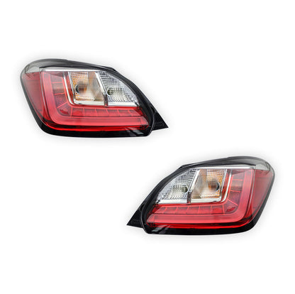 Mitsubishi Mirage LA (2020 - 2023) Genuine Amber / Black LED Tail Lights LH + RH
