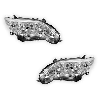 Toyota Corolla E150 (2010 - 2013) Genuine Non-Xenon Headlights LH + RH