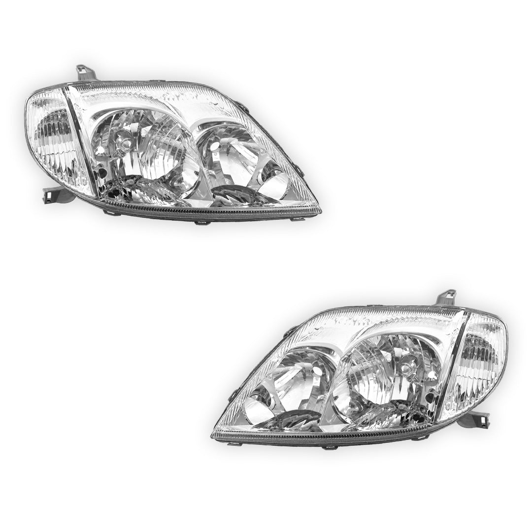Toyota Corolla ZE122 (2004 - 2007) OEM Style Headlights LH + RH