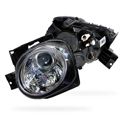 Nissan Juke F15 (2014 - 2020) Genuine Sealed Clear / Chrome Halogen Projector Headlights LH + RH