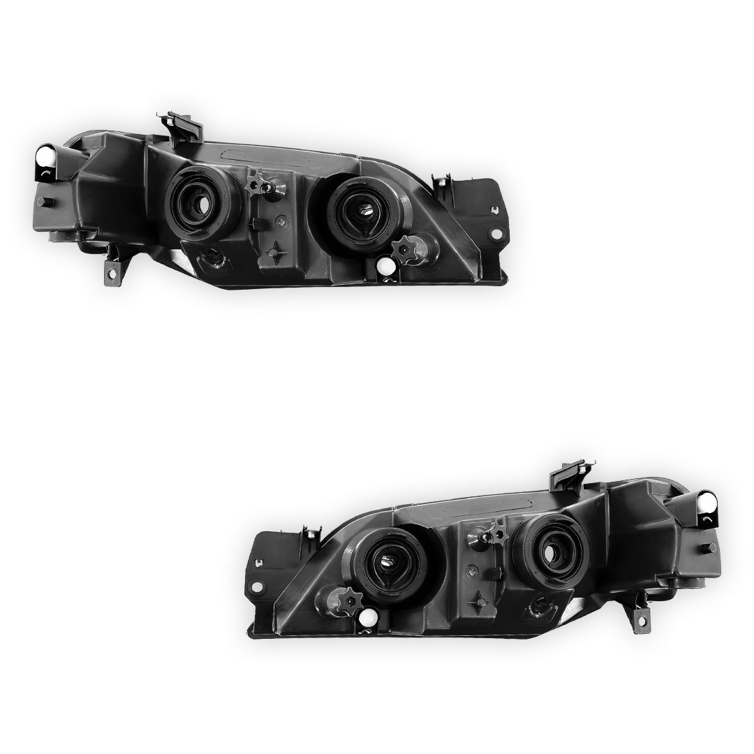 Ford Falcon BF Series 1 (2005 - 2006) Chrome OEM Style Headlights LH + RH
