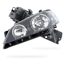 Ford Falcon BA Series 2 (2003 - 2005) OEM Style Headlights Black Reflector LH + RH