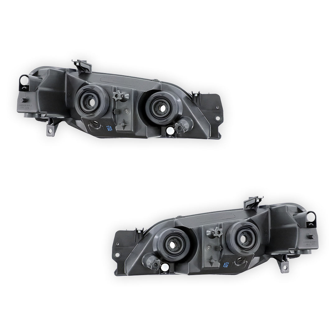 Ford Falcon BA (2002 - 2003) Black OEM Style Headlights LH + RH