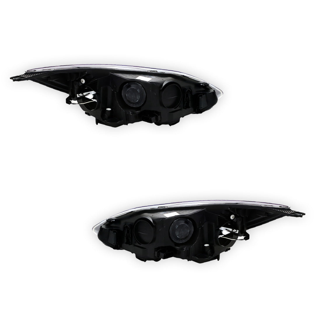 Ford Focus LW (2011 - 2012) Black OEM Style Headlights LH + RH