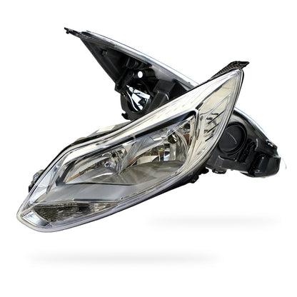 Ford Focus LW (2011 - 2012) Chrome OEM Style Headlights LH + RH