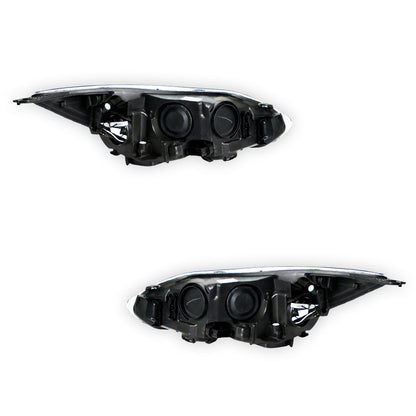 Ford Focus LW (2011 - 2012) Chrome OEM Style Headlights LH + RH
