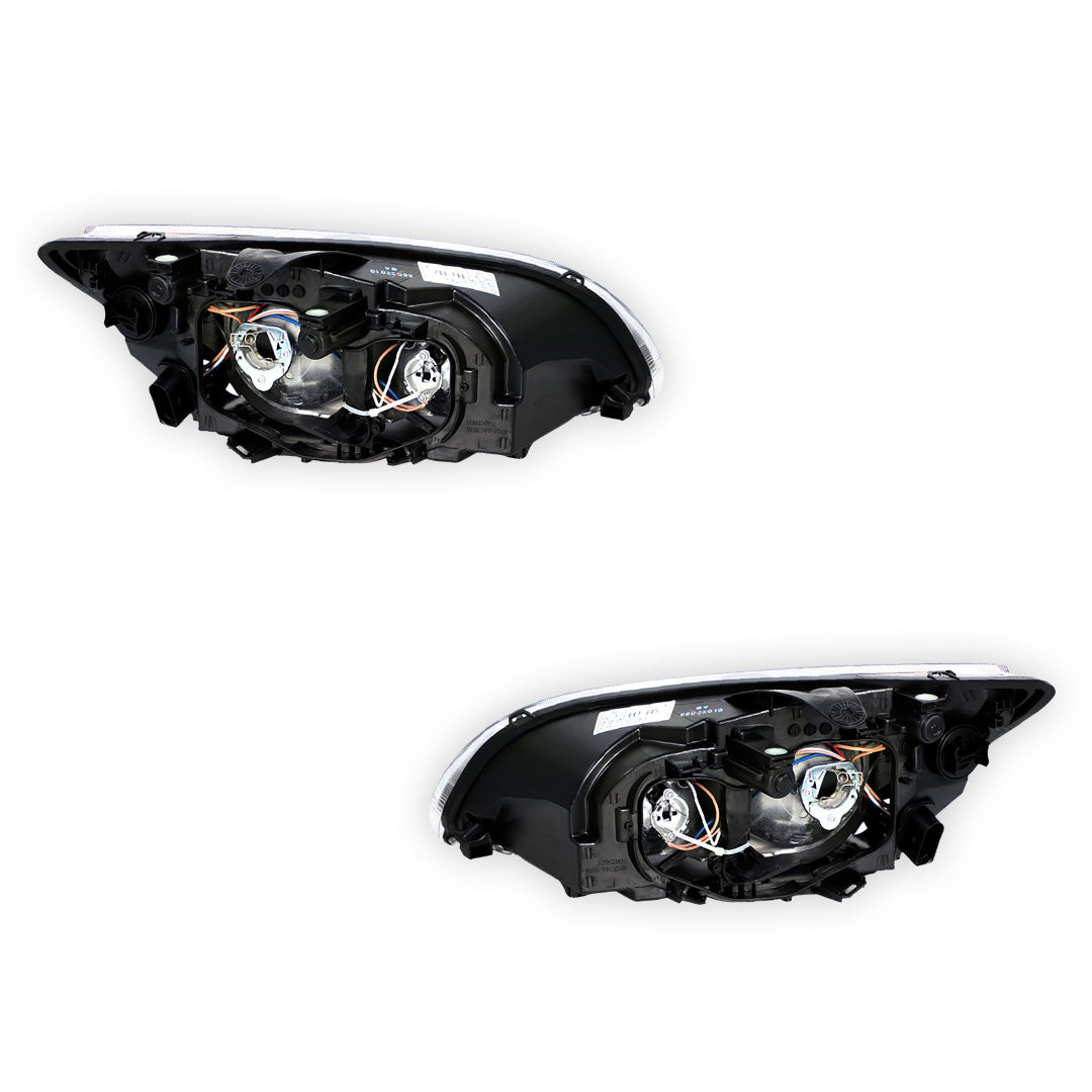 Ford Focus LS / LT (2007 - 2009) Black OEM Style Headlights LH + RH