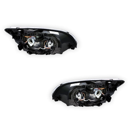 Ford Focus LS / LT (2007 - 2009) Black OEM Style Headlights LH + RH