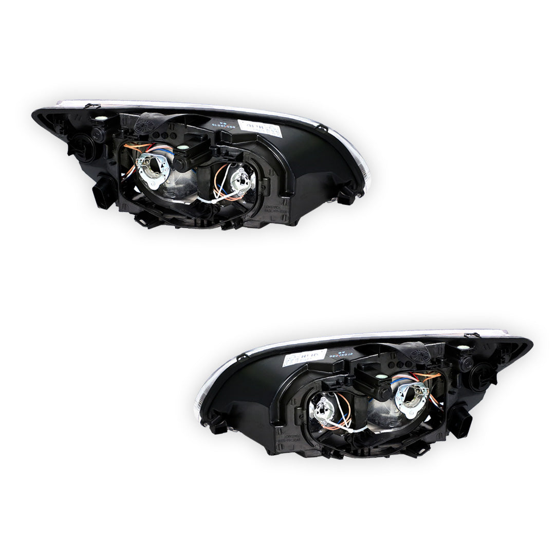 Ford Focus LS / LT (2005 - 2007) Black OEM Style Headlights LH + RH