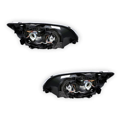 Ford Focus LS / LT (2005 - 2007) Black OEM Style Headlights LH + RH