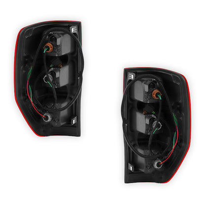 Ford Ranger PX MK3 Wildtrak (2020 - 2022) OEM Style Tail Lights With Chrome Bezel LH + RH