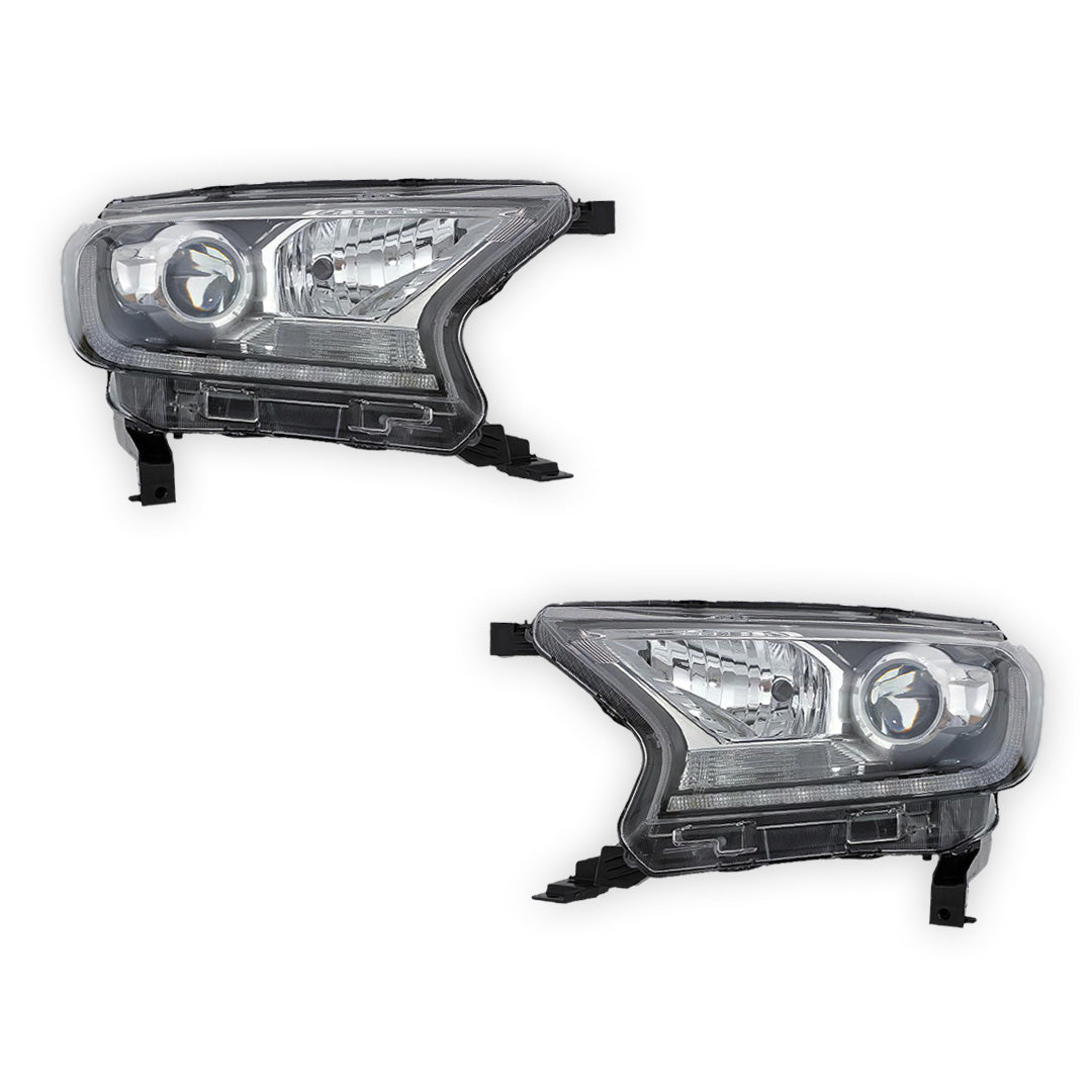 Ford Ranger PX MK3 / Wildtrak (2018 - 2020) DRL Projector Headlights LH + RH