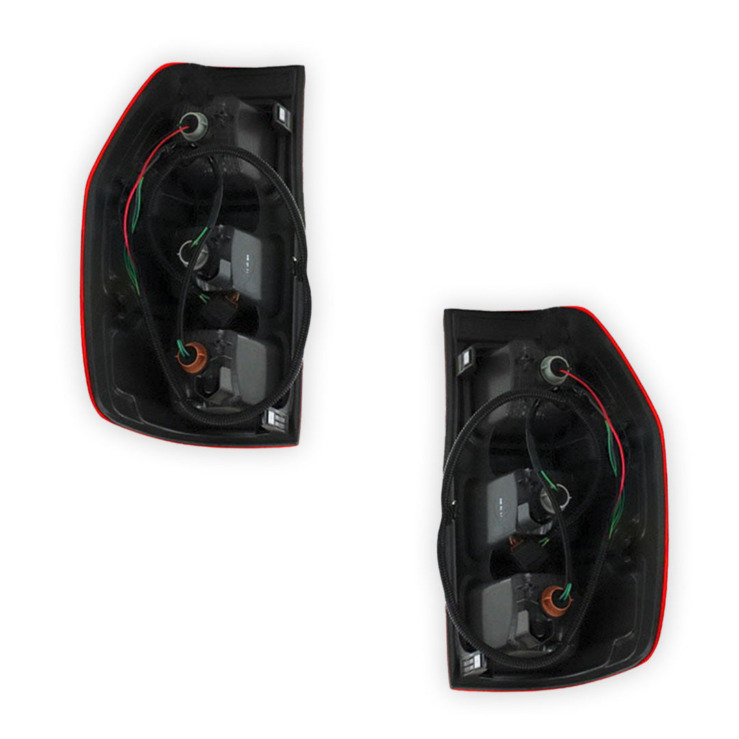 Ford Ranger PX MK3 Wildtrak (2018 - 2020) OEM Style Tail Lights With Chrome Bezel LH + RH