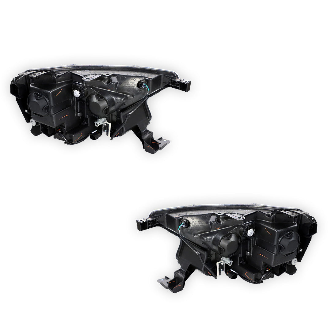 Ford Ranger PX MK2 (2015 - 2018) OEM Style Manual Adjust Non-Projector Headlights LH + RH