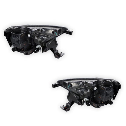 Ford Ranger PX MK2 (2015 - 2018) OEM Style Manual Adjust Non-Projector Headlights LH + RH