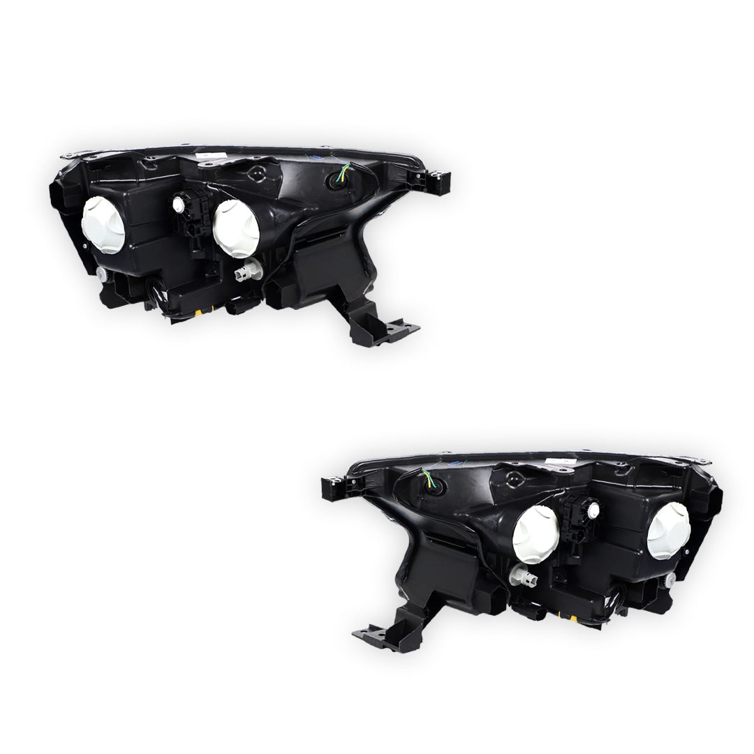 Ford Ranger PX MK2 (2015 - 2018) OEM Style Electric Adjust Non-Projector Headlights LH + RH