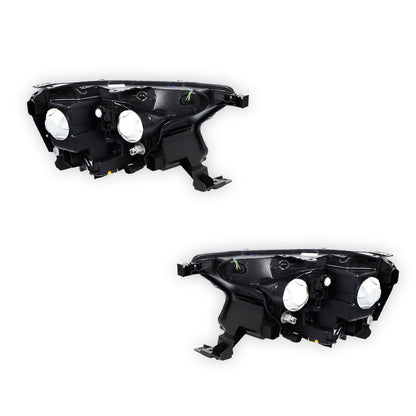 Ford Ranger PX MK2 (2015 - 2018) OEM Style Electric Adjust Non-Projector Headlights LH + RH