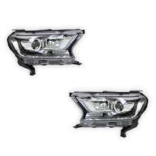 Ford Ranger PX MK2 (2015 - 2018) OEM Style Electric Adjust Projector Headlights LH + RH