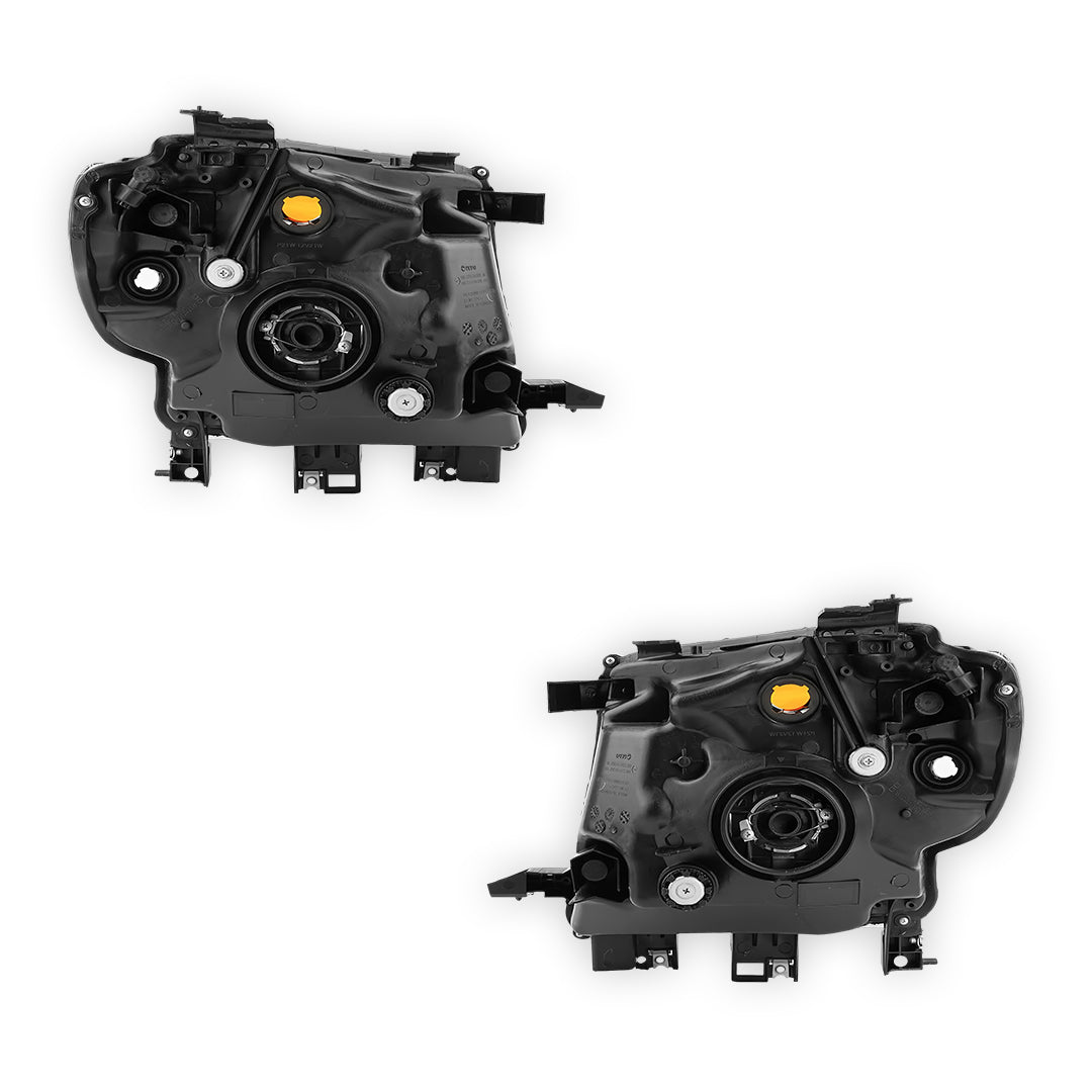 Ford Ranger PX MK1 (2011 - 2015) Chrome OEM Style Headlights LH + RH