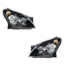 Holden Astra AH (2004 - 2010) Black OEM Style Headlights LH + RH