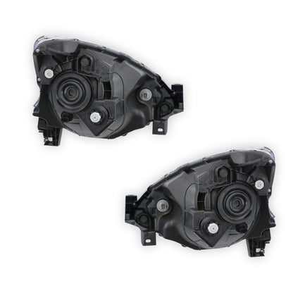 Nissan Micra K13 (2015 - 2016) Black Halogen OEM Style Headlights LH + RH