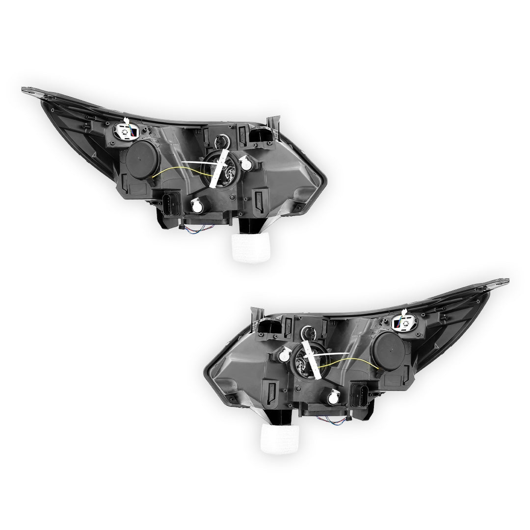 Holden Colorado Ute (2016 - 2020) OEM Style Black LED Headlights LH + RH