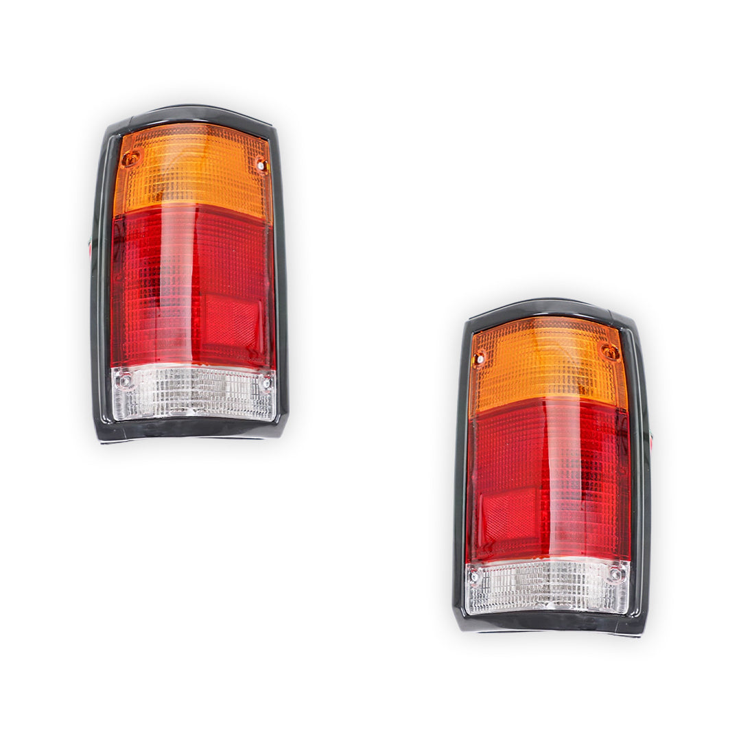 Mazda B-Series UF (1985 - 1996) OEM Style Black Tail Lights LH + RH