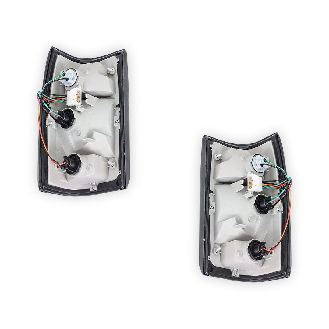 Mazda B-Series UF (1985 - 1996) OEM Style Black Tail Lights LH + RH