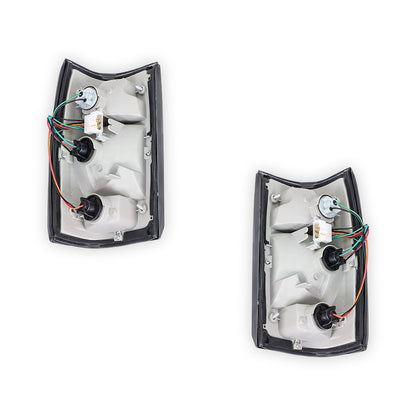 Mazda B-Series UF (1985 - 1996) OEM Style Black Tail Lights LH + RH
