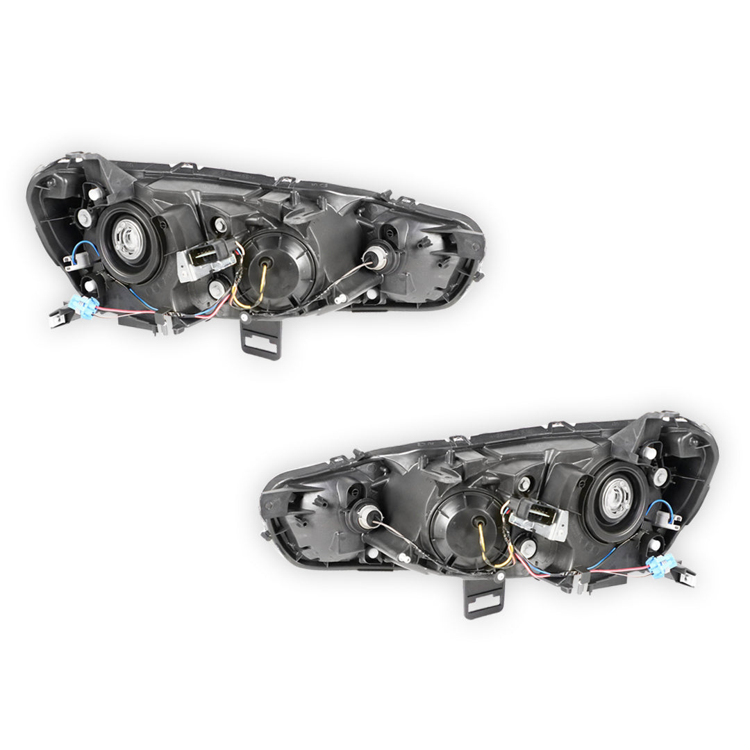 Mitsubishi Lancer CJ (2012 - 2015) OEM Non Xenon Style Headlights LH + RH