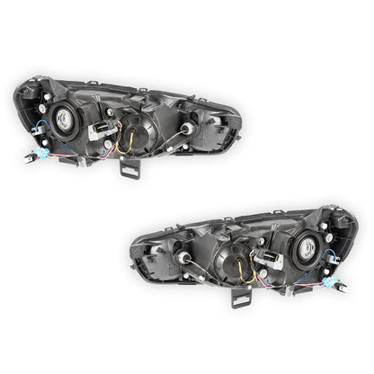 Mitsubishi Lancer CJ (2012 - 2015) OEM Non Xenon Style Headlights LH + RH