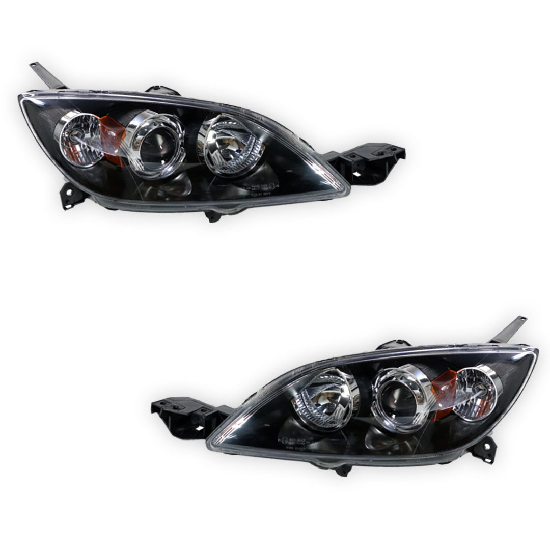 Mazda 3 BK (2006 - 2009) OEM Style Headlights LH + RH