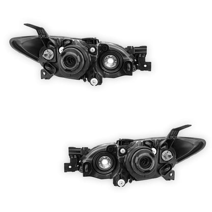 Mazda 3 BK (2003 - 2006) OEM Style Headlights LH + RH