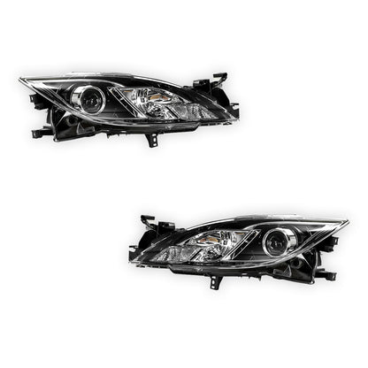 Mazda 6 GH Series 1 (2007 - 2010) OEM Style Non Xenon Headlights LH + RH