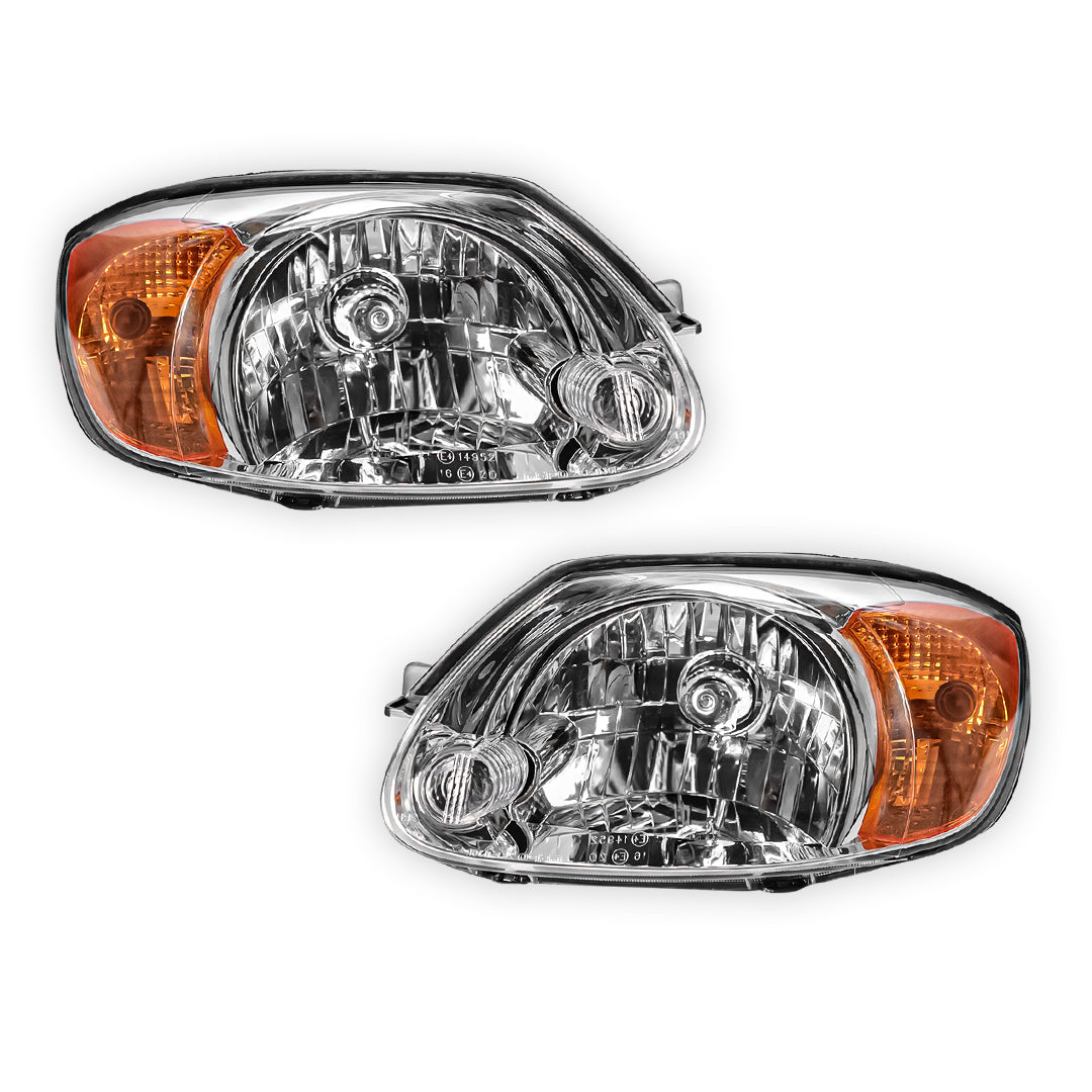 Hyundai Accent LC (2002 - 2006) OEM Style Headlights LH + RH