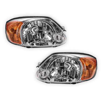 Hyundai Accent LC (2002 - 2006) OEM Style Headlights LH + RH